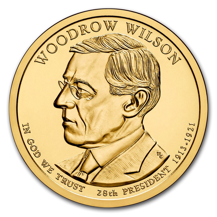 2013-D Woodrow Wilson Presidential Dollar BU