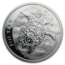 2013 Fiji 1/2 oz Silver $1 Taku BU