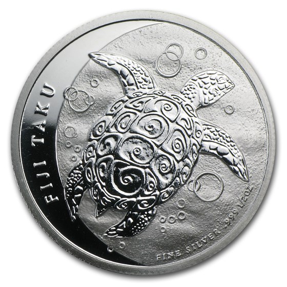2013 Fiji 1/2 oz Silver $1 Taku BU 2013 Fiji 1/2 oz Silver $1 Taku BU
