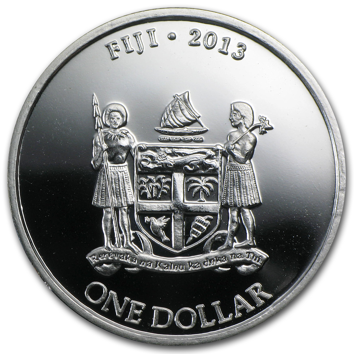 Fiji 蛇年1ドル銀貨（2013年）純銀