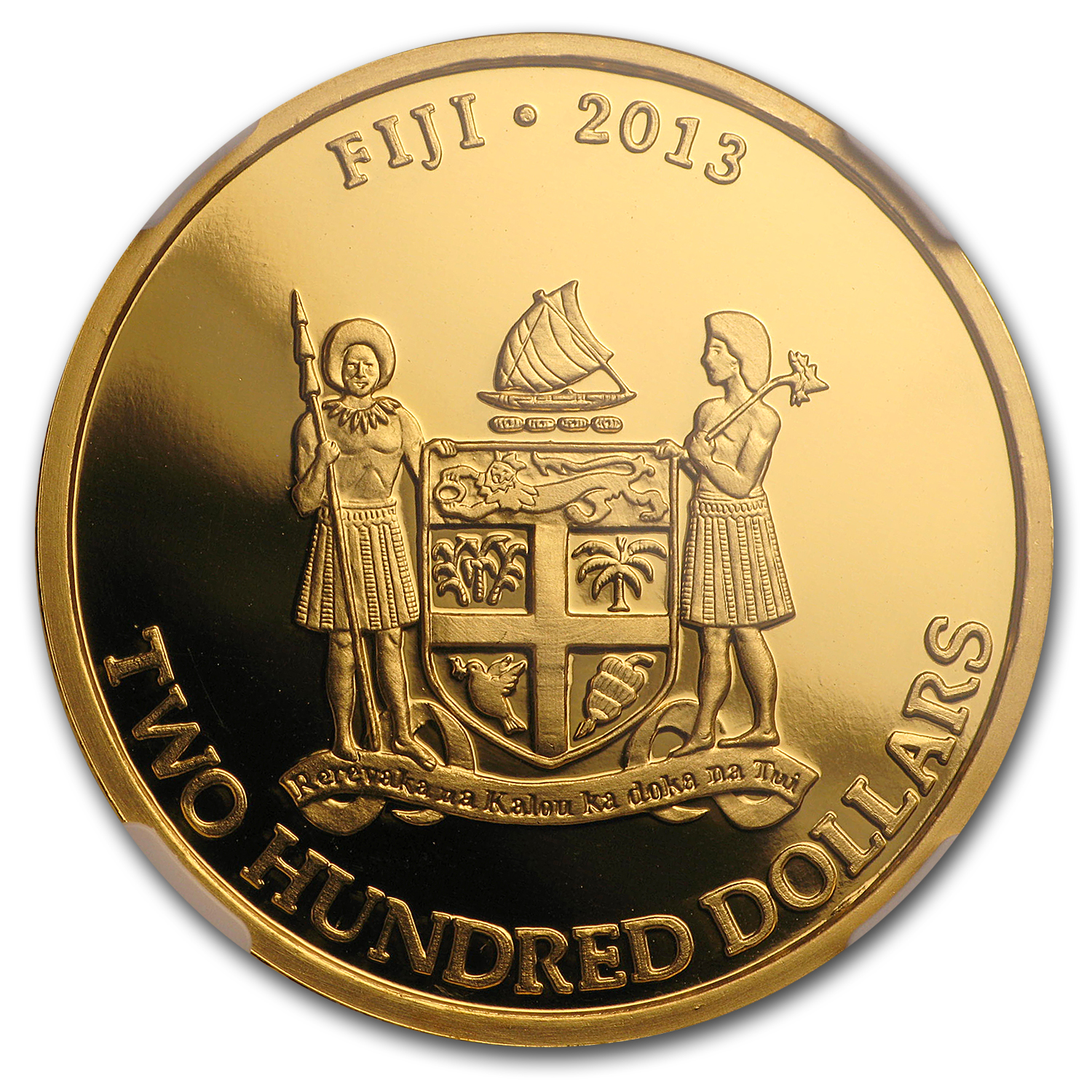 Buy 2013 Fiji 1 oz Gold $200 Taku MS-69 NGC | APMEX