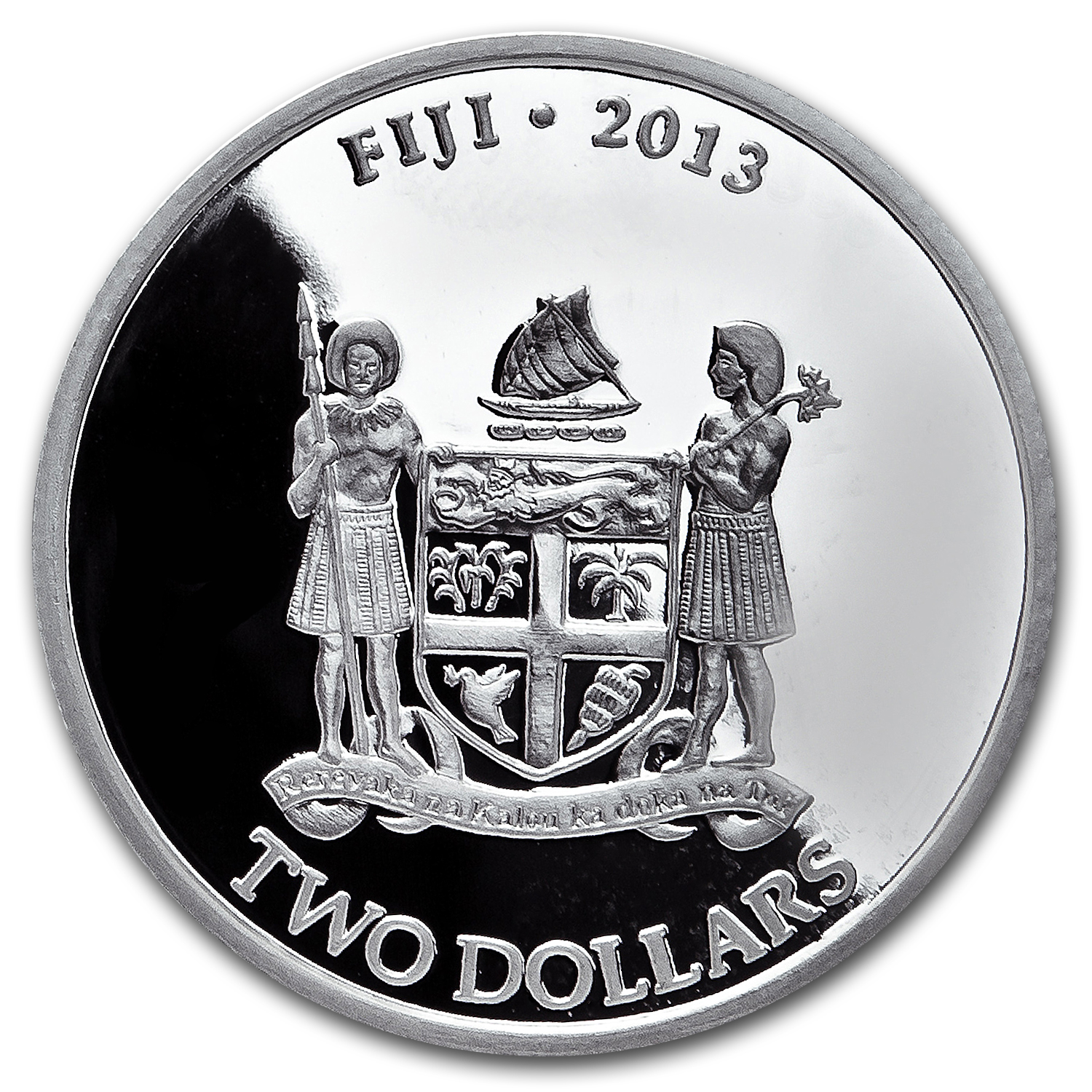 Fiji 蛇年1ドル銀貨（2013年）純銀 Fiji 蛇年1ドル銀貨（2013年）純銀