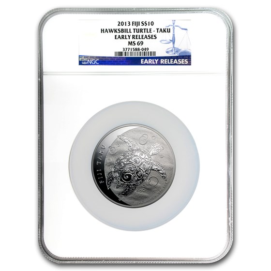 2013 Fiji 5 oz Silver $10 Taku MS-69 NGC (Early Release)