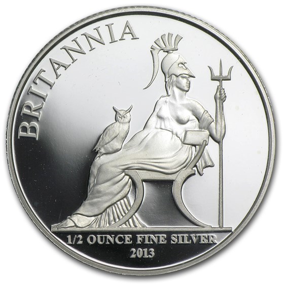2013 Great Britain 1/2 oz Silver Britannia Proof 2013 Great Britain 1/2 oz Silver Britannia Proof