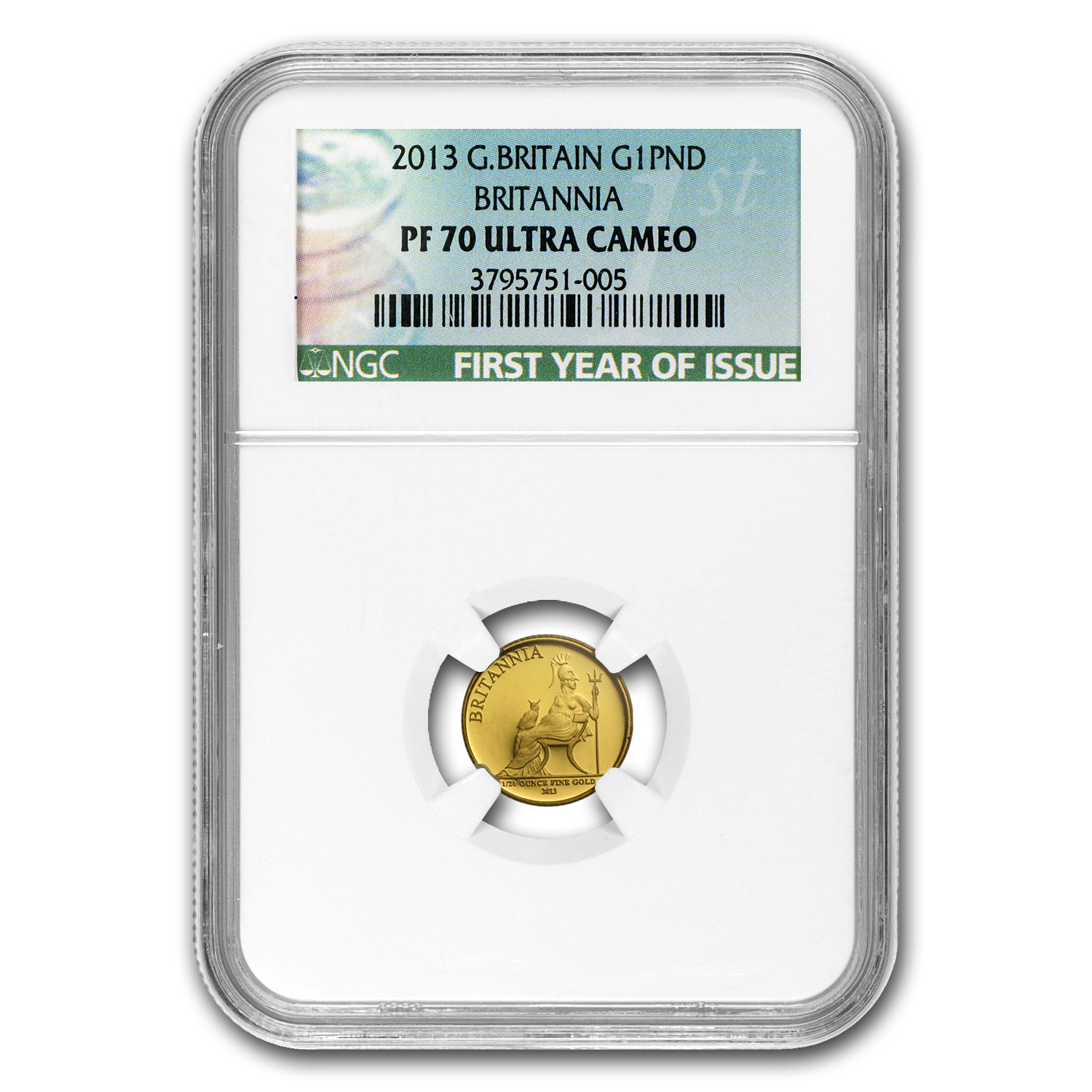 Buy 2013 Great Britain 1/20 oz Proof Gold Britannia PF-70