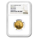 2013 Great Britain 1/4 oz Gold Britannia Coin MS-69 NGC (DPL) 2013 Great Britain 1/4 oz Gold Britannia Coin MS-69 NGC (DPL)