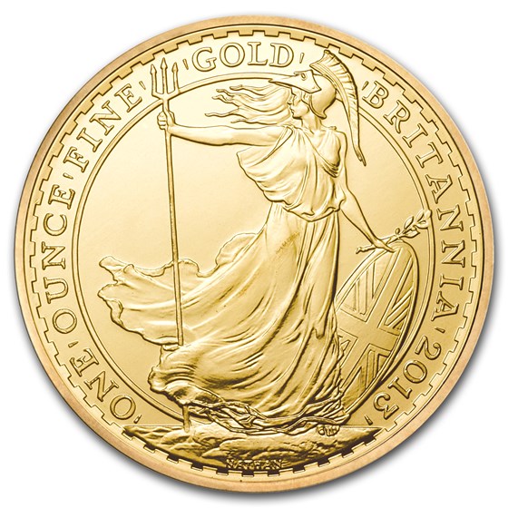 2013 Great Britain 1 oz Gold Britannia BU 2013 Great Britain 1 oz Gold Britannia BU