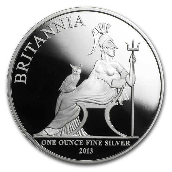 2013 Great Britain 1 oz Silver Britannia Proof (w/Box & COA) 2013 Great Britain 1 oz Silver Britannia Proof (w/Box & COA)