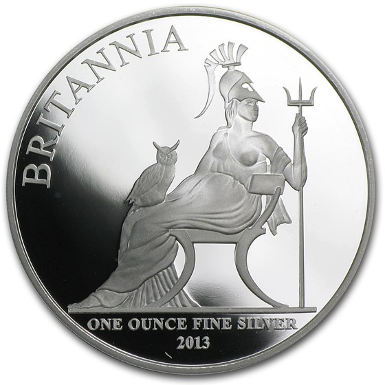 2013 Great Britain 1 oz Silver Britannia Proof 2013 Great Britain 1 oz Silver Britannia Proof