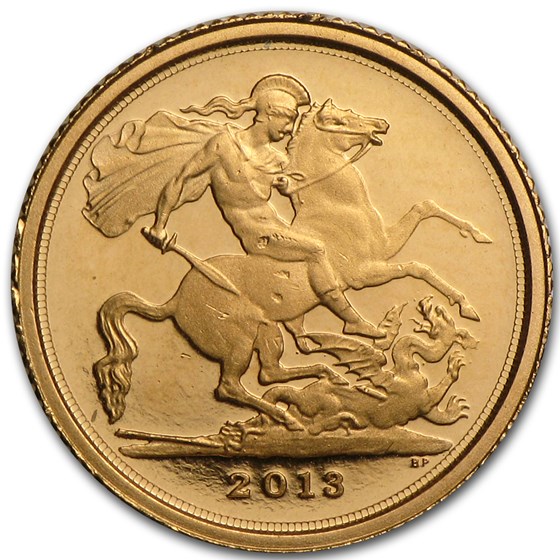 2013 Great Britain Gold 1/4 Sovereign (AGW .05885) 2013 Great Britain Gold 1/4 Sovereign (AGW .05885)