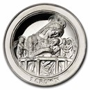 2013 Isle of Man 1 oz Platinum 1 Crown Birth of Christ