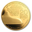 2013 Israel 1 oz Gold Shrine of the Book BU