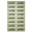 2013 (K-Dallas) $2 FRN CU (Fr#1940-K) 16 Note Uncut sheet