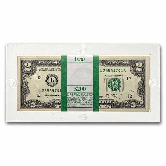 2013 (L-San Francisco) $2.00 FRN CU (Fr#1940-L) 100 Consecutive 2013 (L-San Francisco) $2.00 FRN CU (Fr#1940-L) 100 Consecutive