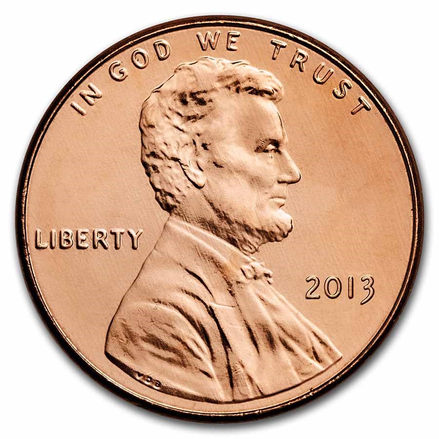 2013 Lincoln Cent BU (Red)