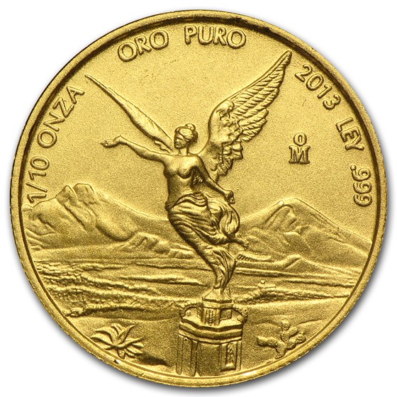2013 Mexico 1/10 oz Gold Libertad BU 2013 Mexico 1/10 oz Gold Libertad BU