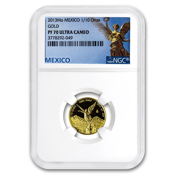 2013 Mexico 1/10 oz Gold Libertad PF-70 NGC 2013 Mexico 1/10 oz Gold Libertad PF-70 NGC