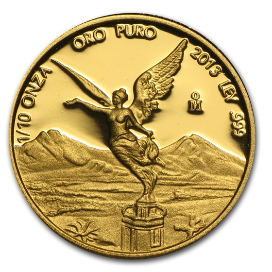 2013 Mexico 1/10 oz Proof Gold Libertad 2013 Mexico 1/10 oz Proof Gold Libertad