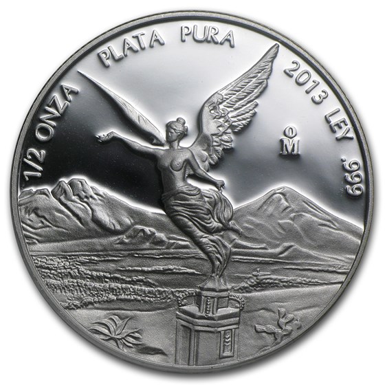 2013 Mexico 1/2 oz Silver Libertad Proof (In Capsule)