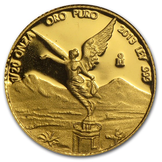 2013 Mexico 1/20 oz Proof Gold Libertad 2013 Mexico 1/20 oz Proof Gold Libertad