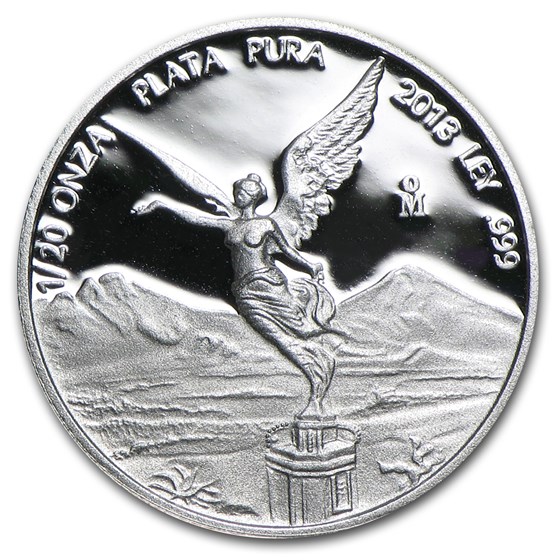 2013 Mexico 1/20 oz Silver Libertad Proof (In Capsule)