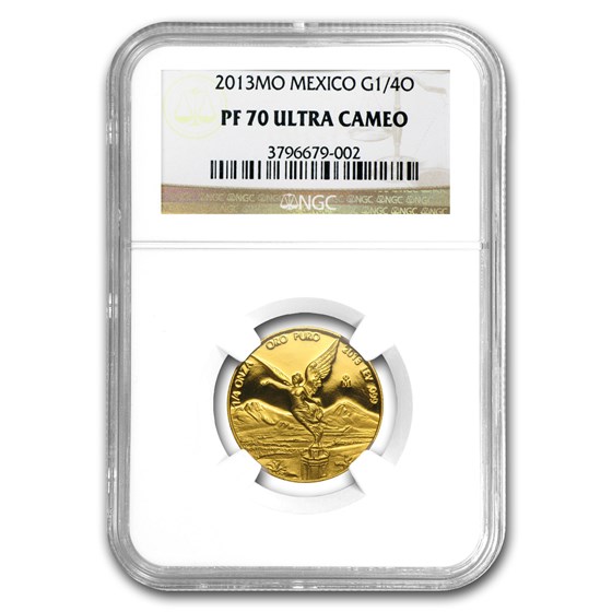 2013 Mexico 1/4 oz Gold Libertad PF-70 NGC 2013 Mexico 1/4 oz Gold Libertad PF-70 NGC