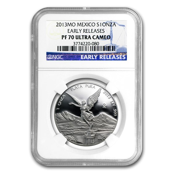2013 Mexico 1 oz Silver Libertad PF-70 NGC (ER) 2013 Mexico 1 oz Silver Libertad PF-70 NGC (ER)