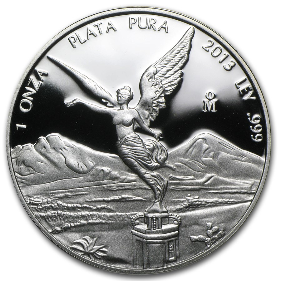 2013 Mexico 1 oz Silver Libertad Proof (In Capsule)