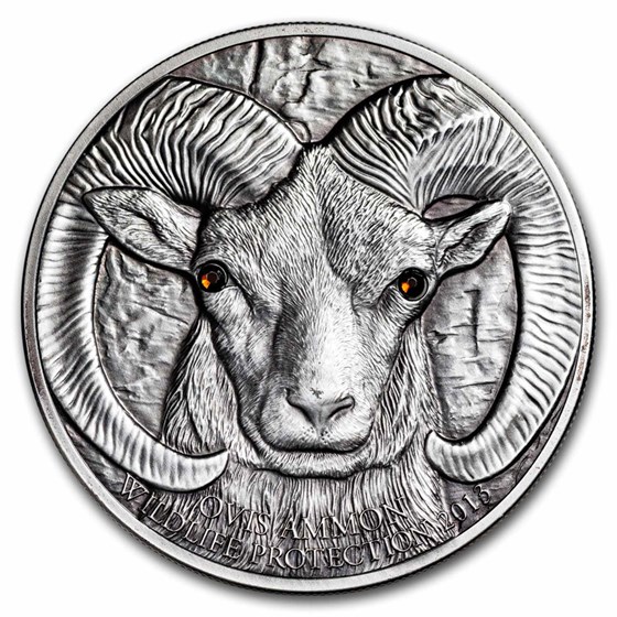 2013 Mongolia 1 oz Silver Argali Ovis Ammon (Coin Only) 2013 Mongolia 1 oz Silver Argali Ovis Ammon (Coin Only)