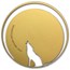2013 Mongolia Silver 500 Togrog Mongolian Nature Crying Wolf