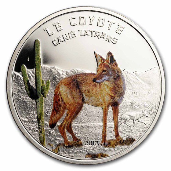 2013 Niger Silver Predator Hunters Canis Latrans Coyote (No Box)