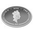 2013 Niue 1 oz Silver $2 Proof Lunar Year of the Snake Lucky Oval