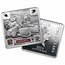 2013 Niue 2-Coin 1 oz Silver $2 Monopoly Proof Set