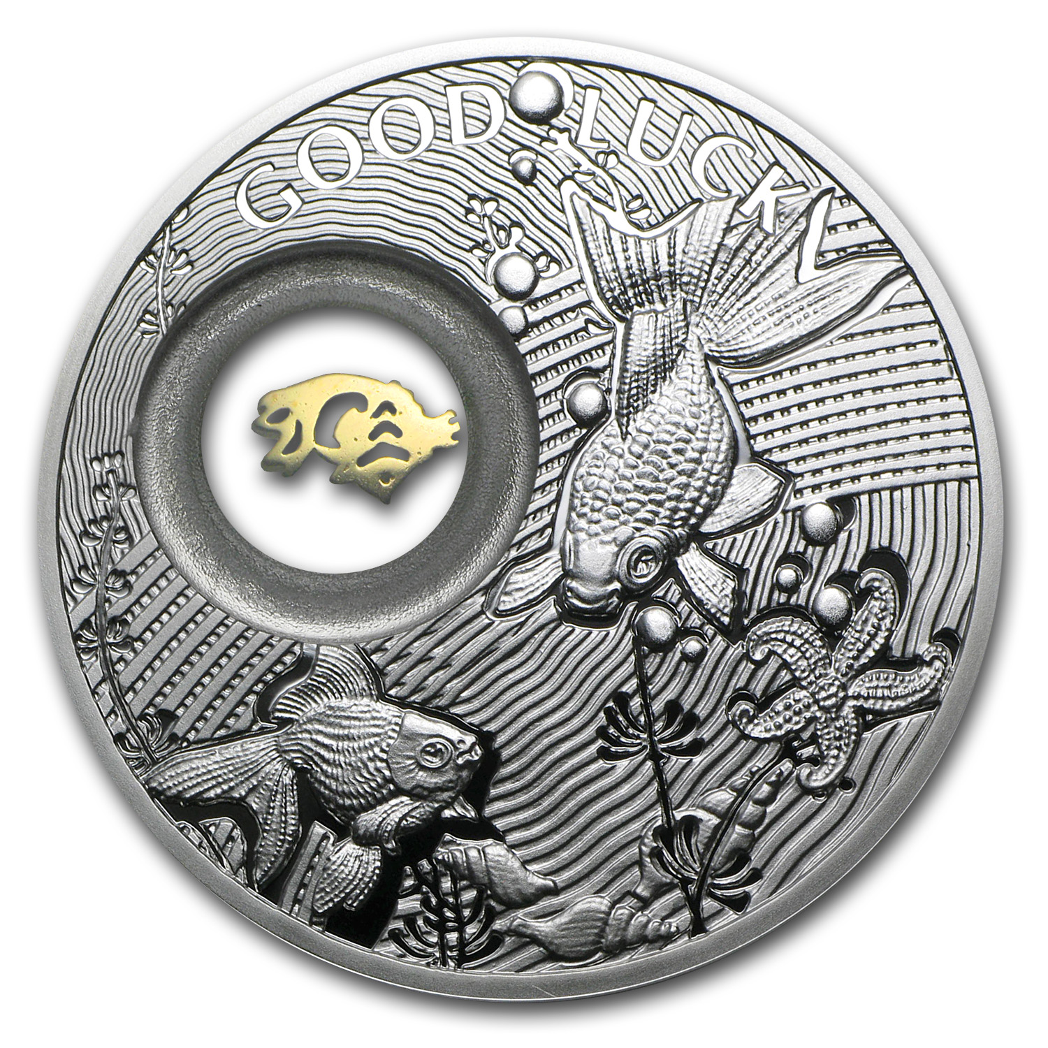 Buy 2013 Niue Proof Silver $2 Lucky Coins Series Goldfish | APMEX
