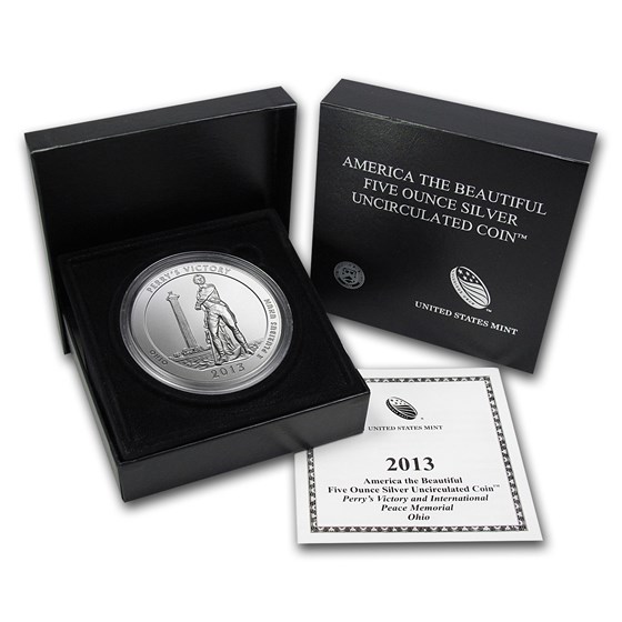 2013-P 5 oz Silver ATB Perry's Victory (w/Box & COA) 2013-P 5 oz Silver ATB Perry's Victory (w/Box & COA)