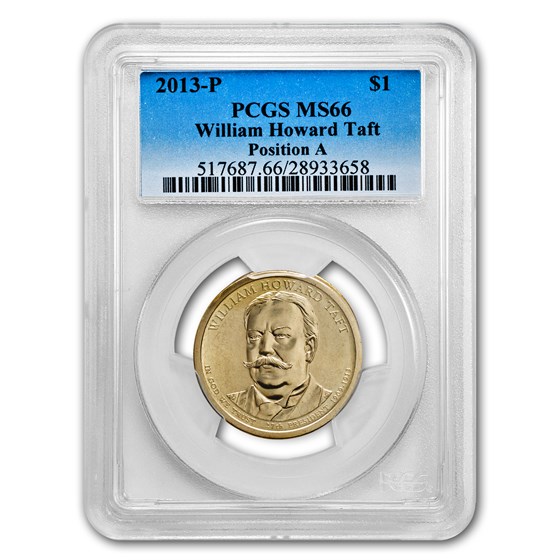 2013-P A Position William H. Taft Presidential Dollar MS-66 PCGS 2013-P A Position William H. Taft Presidential Dollar MS-66 PCGS