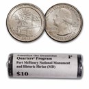 2013-P ATB Quarter Ft. McHenry National Monument 40-Coin Roll BU