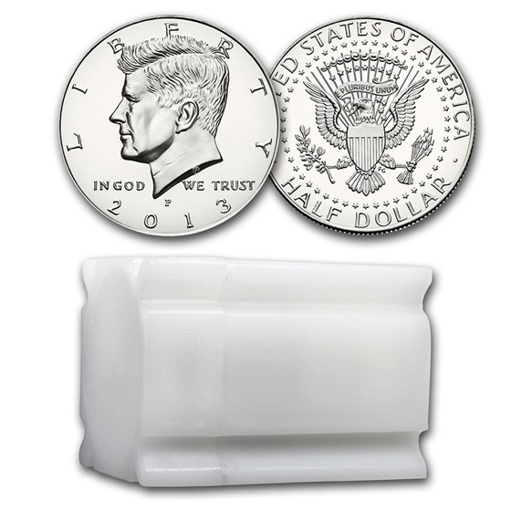 2013-P Kennedy Half Dollar 20-Coin Roll BU 2013-P Kennedy Half Dollar 20-Coin Roll BU