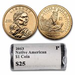 2013-P Native Amer $1 - Treaty with the Delawares (25 Coin Roll)