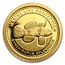 2013 Palau 1/2 gram Gold $1 Marine Life Protection Mandarinfish