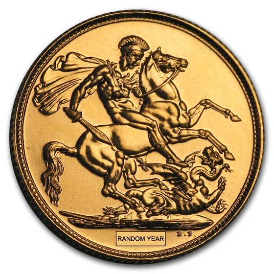 2013-Present Great Britain Gold Sovereign BU (Random Year)