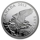 2013 RCM 1 oz Silver $20 The Bald Eagle Returning From the Hunt
