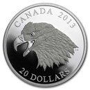 2013 RCM 1 oz Silver $20 The Bald Eagle The Portrait of Power