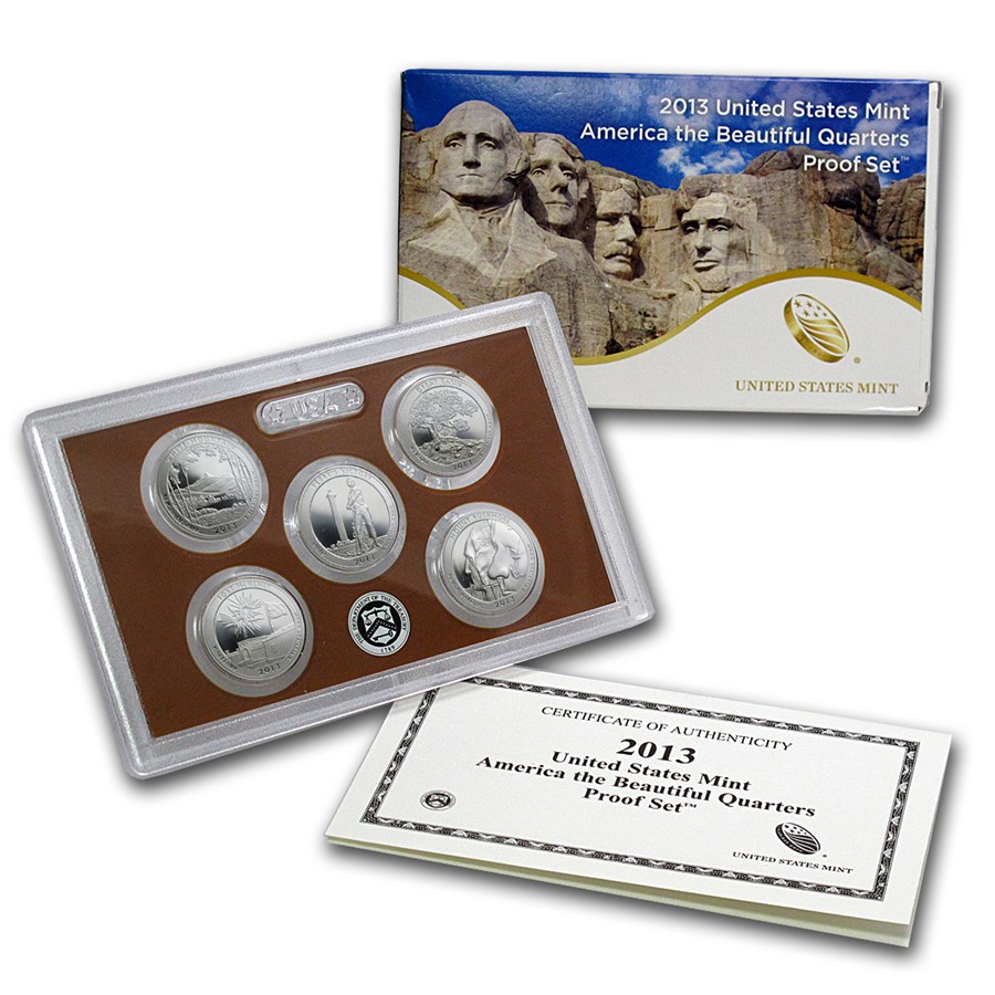 2013-S America the Beautiful Quarters Proof Set