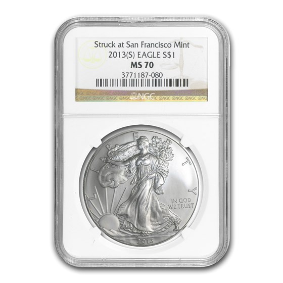 2013 (S) American Silver Eagle MS-70 NGC 2013 (S) American Silver Eagle MS-70 NGC