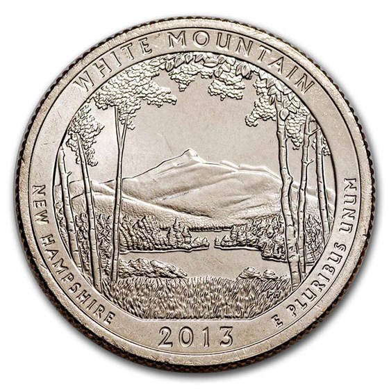 2013-S ATB Quarter White Mountain National Forest Gem Proof 2013-S ATB Quarter White Mountain National Forest Gem Proof