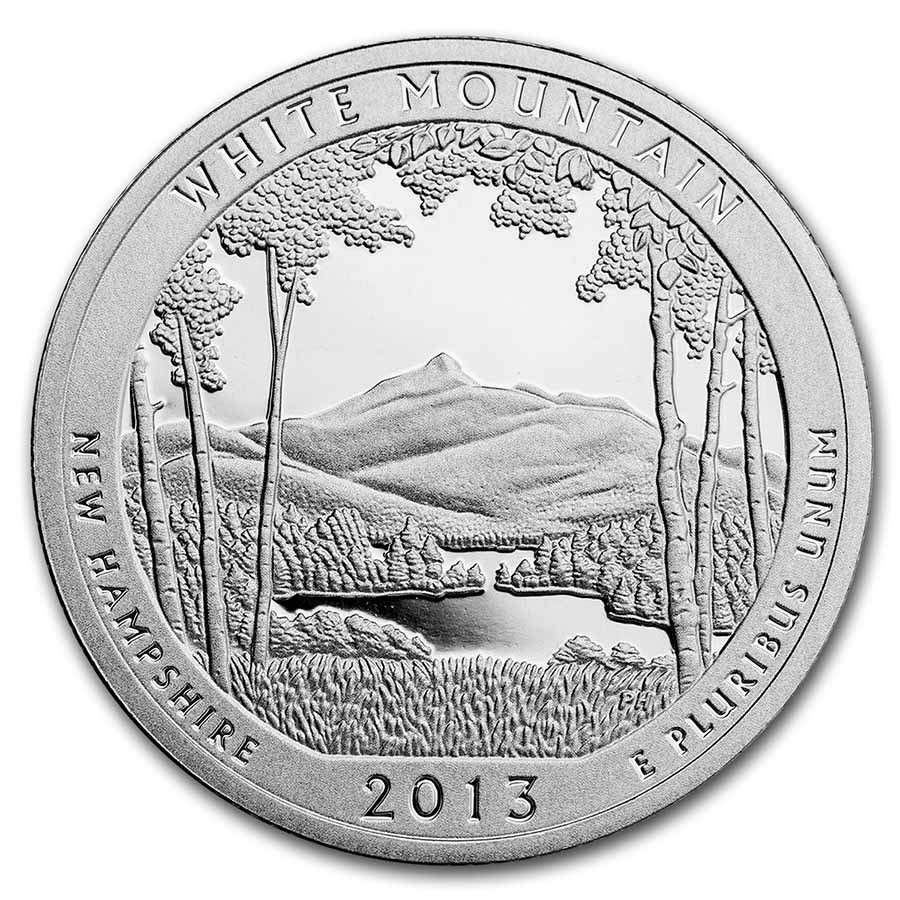 2013-S ATB Quarter White Mountain National Forest Proof (Silver)