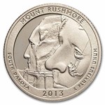 2013-S Quarter ATB Mount Rushmore Gem Proof 40-Coin Roll