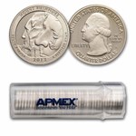2013-S Quarter ATB Mount Rushmore Gem Proof 40-Coin Roll