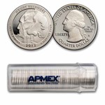 2013-S Quarter ATB Mount Rushmore Proof 40-Coin Roll (Silver)